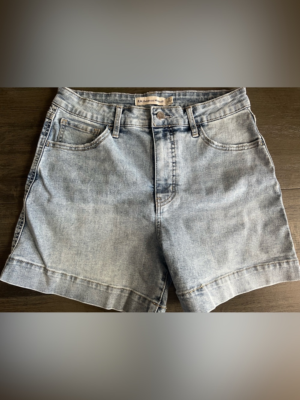 Rebecca Minkoff Light Wash Denim Shorts